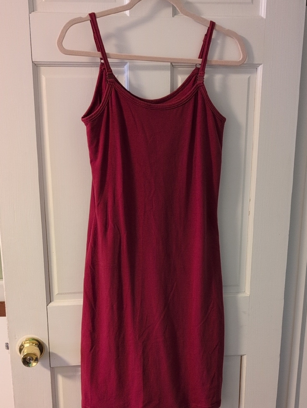 Glamourmom Cami Nursing Dress in Deep Magenta